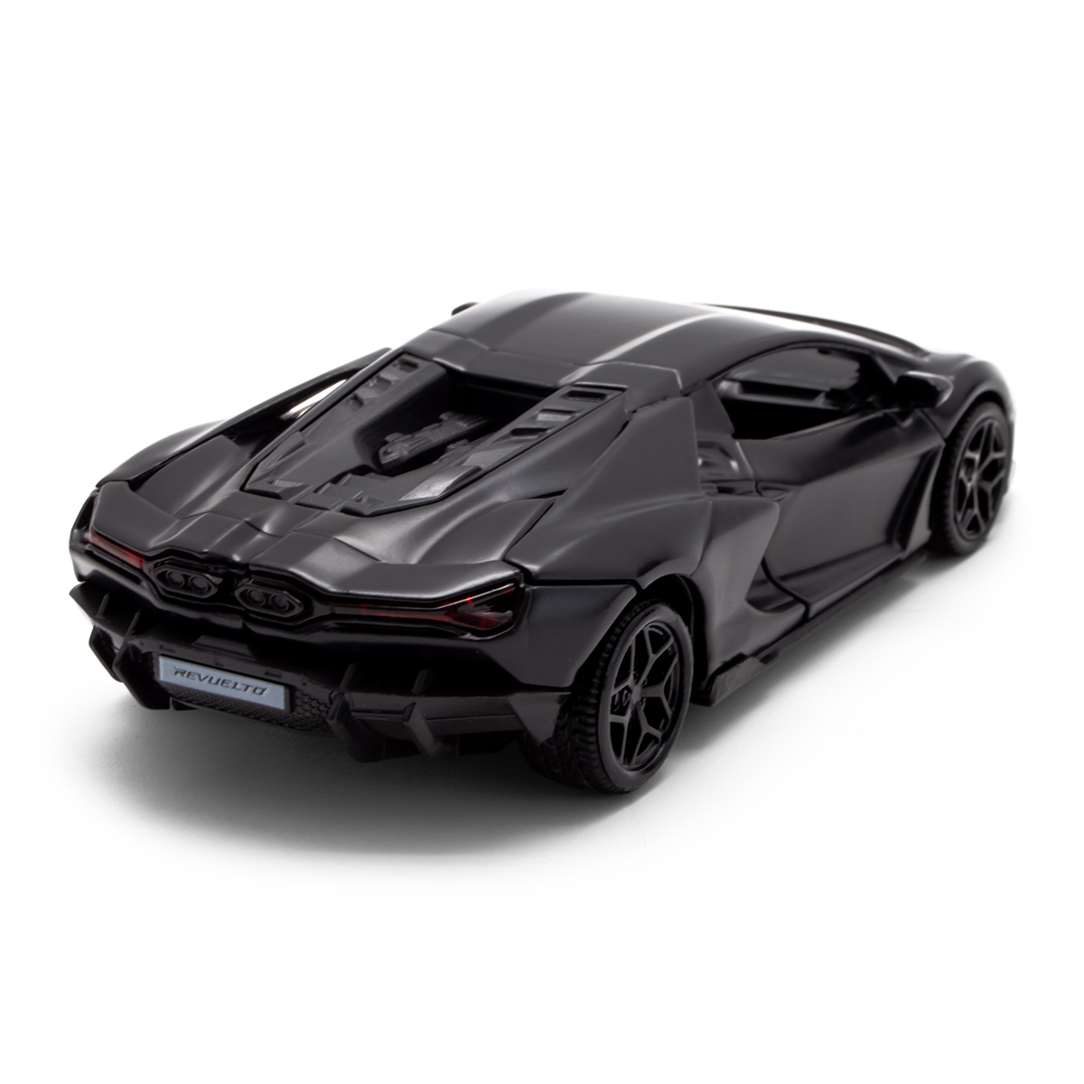 Автомодель Lamborghini Revuelto Techno Drive металева 1:39 Матова чорна — превʼю 11