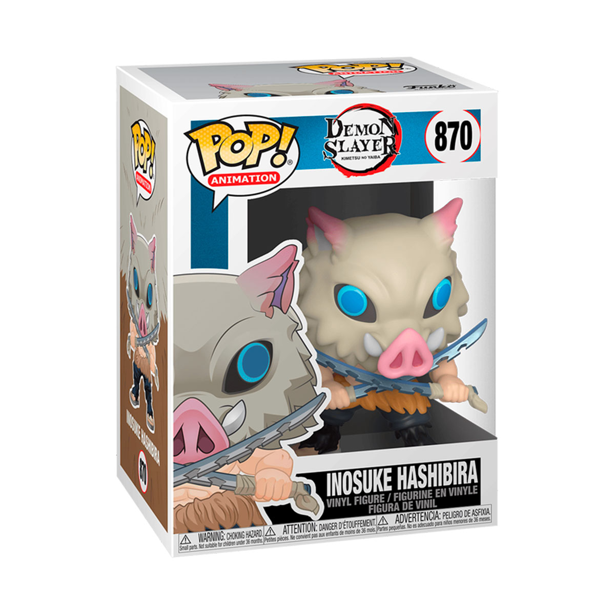 Колекційна ігрова фігурка Inosuke Hashibira - Demon Slayer - Funko POP
