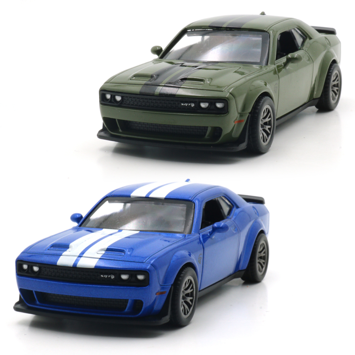 Автомодель Dodge Challenger SRT Jailbreak 2022 Techno Drive 1:44 Металева Синя