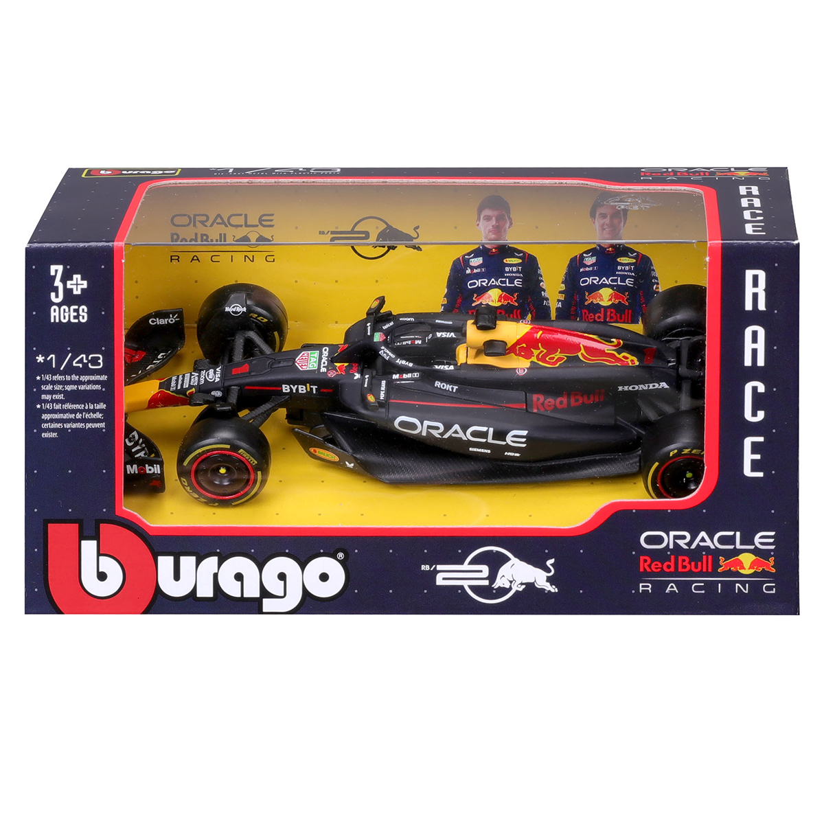 Автомодель Bburago Red Bull Racing RB20 2024 1:43 металева — превʼю 8
