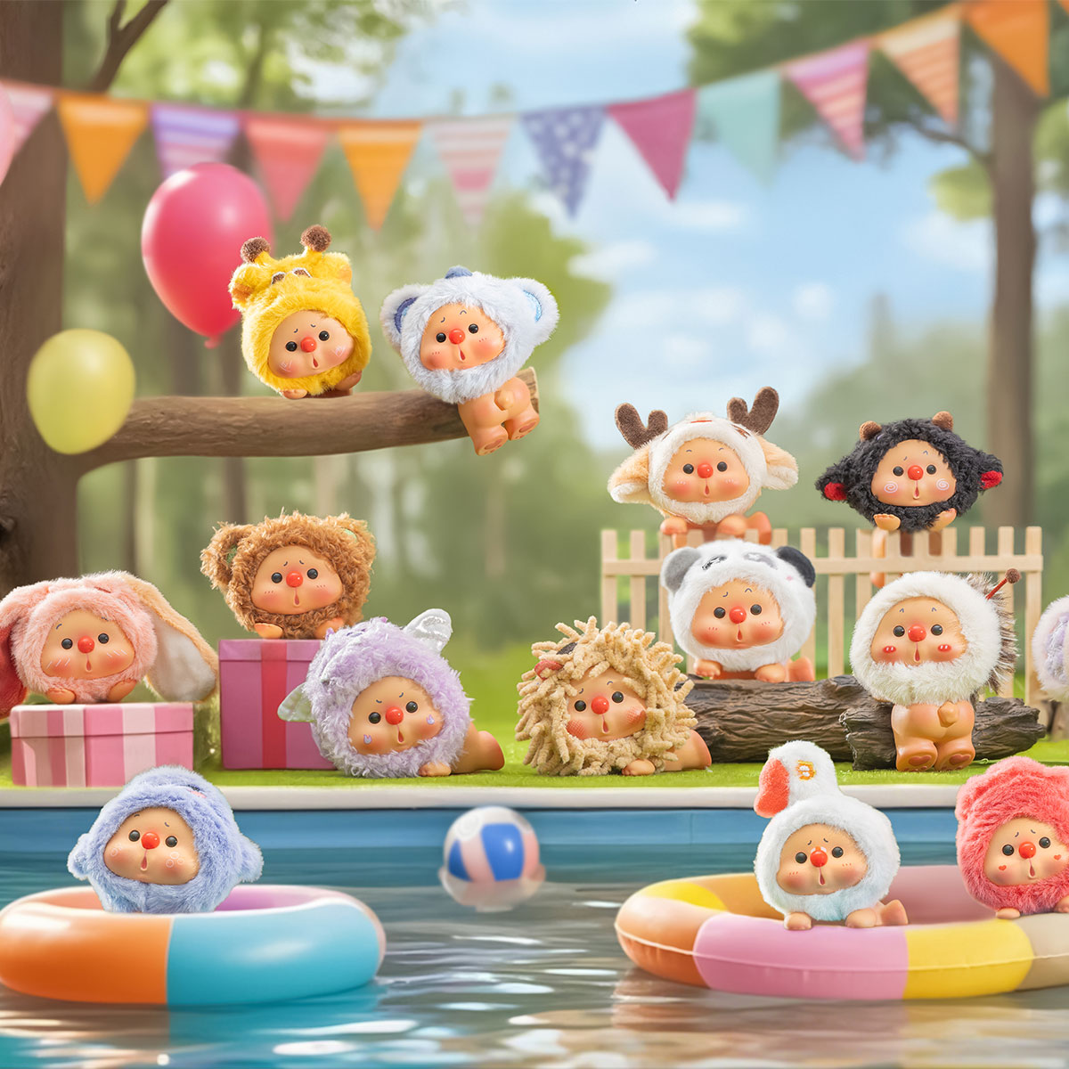 Фігурка JOTOYS POP TOP Oyo Вечірка звіряток – 6 см — превʼю 6