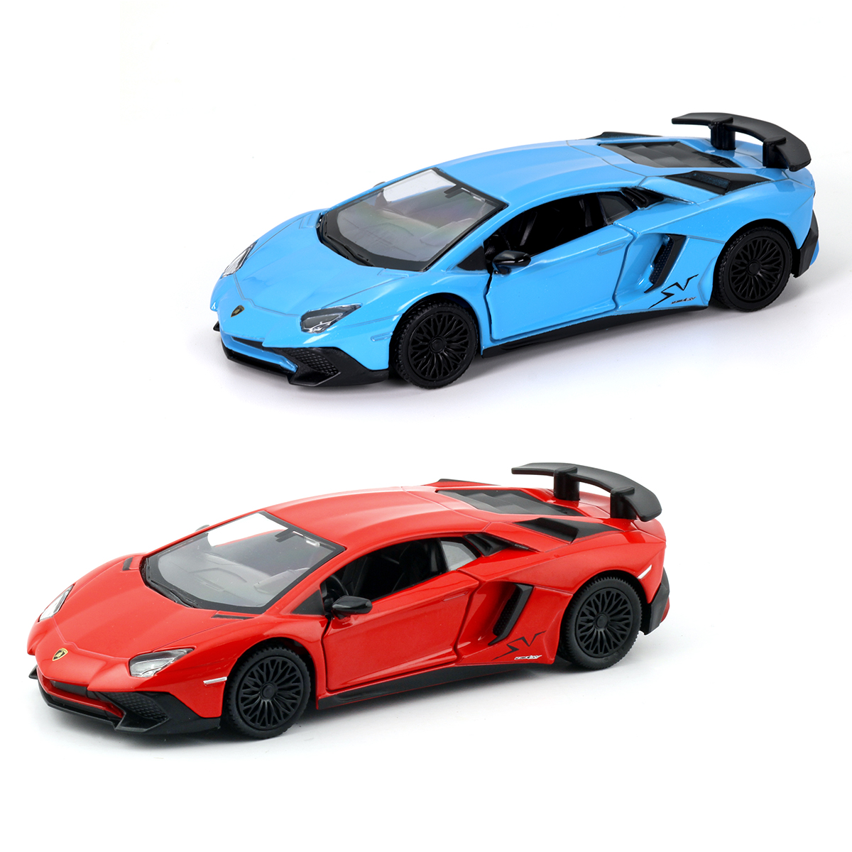 Автомодель Lamborghini Aventador Techno Drive металева 12 см Червона