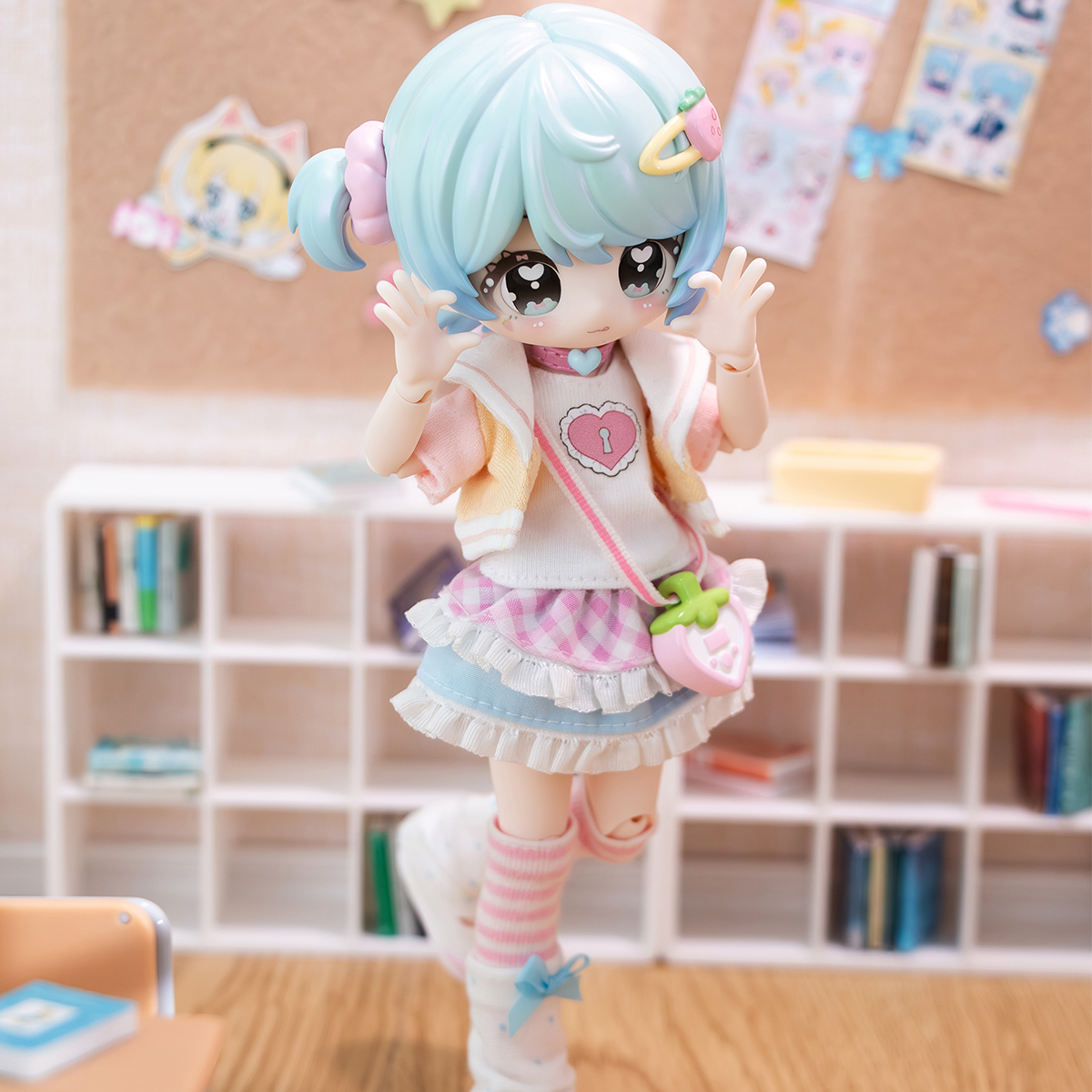 Шарнірна лялька BJD POP TOP JOTOYS Ключик щастя 17 см з аксесуарами — превʼю 9