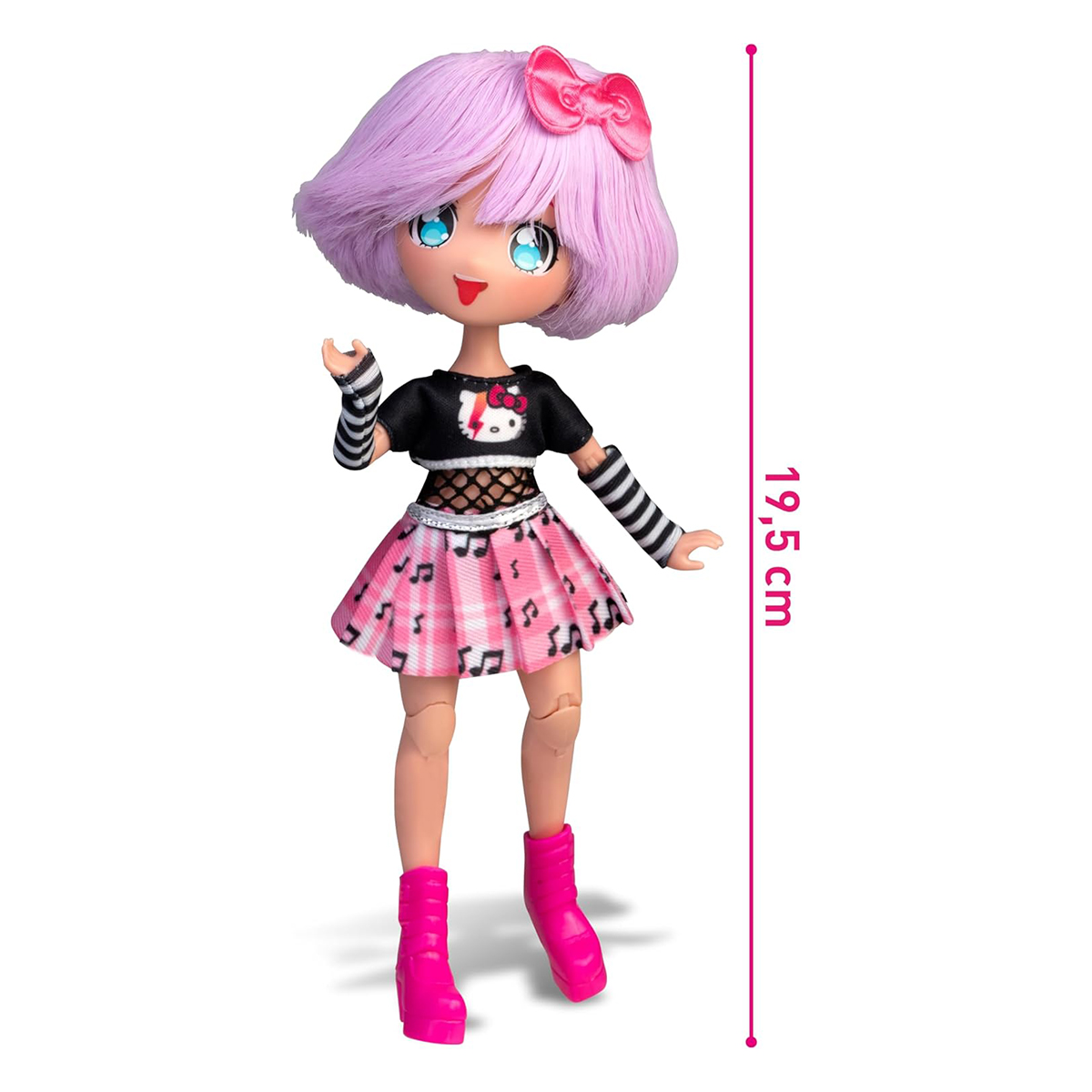 Лялька Manga Dolls Hello Kitty Тедді Рок 19,5 см — превʼю 3