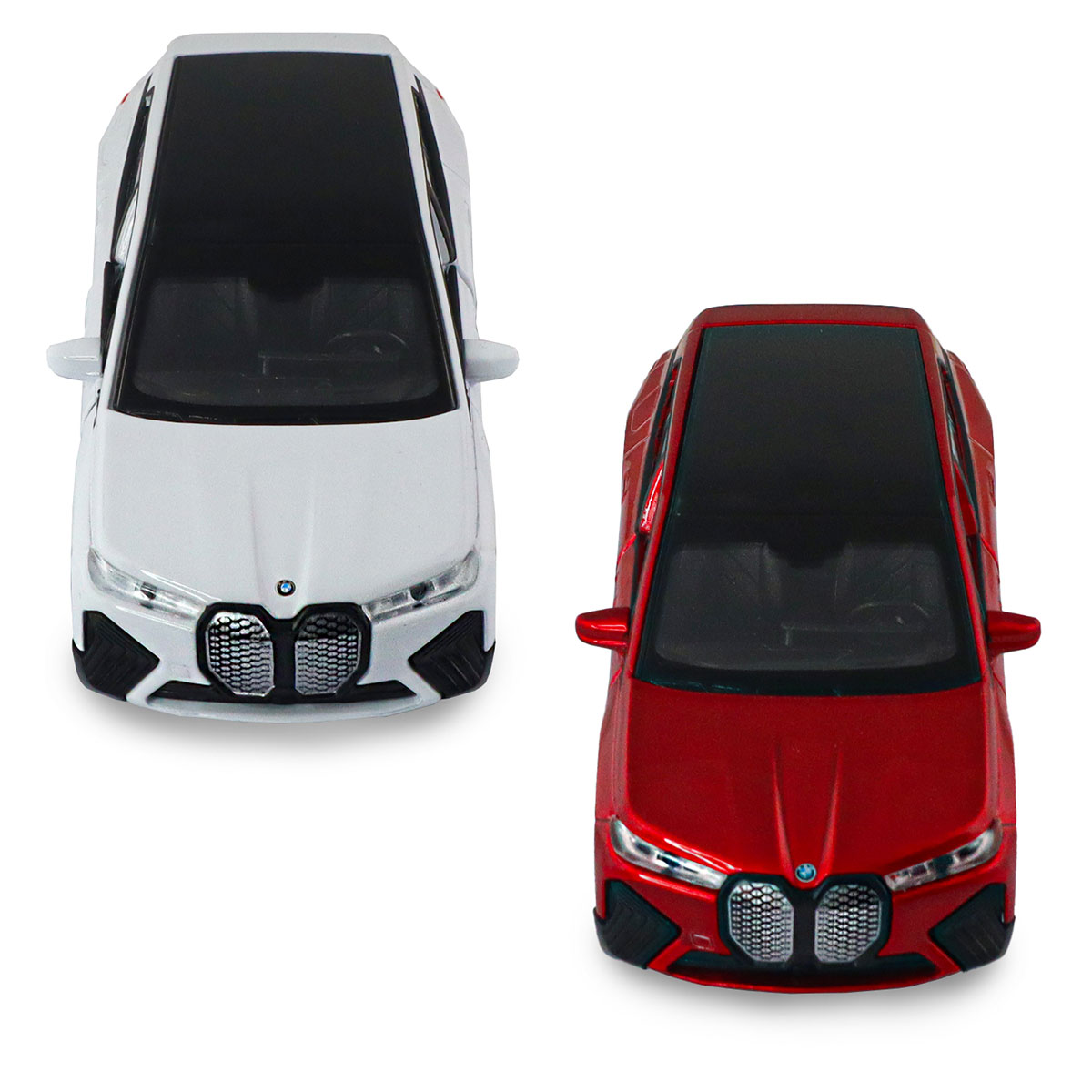 Автомодель BMW iX Techno Drive 1:43 металева з механізмом pull-back Червона — превʼю 14