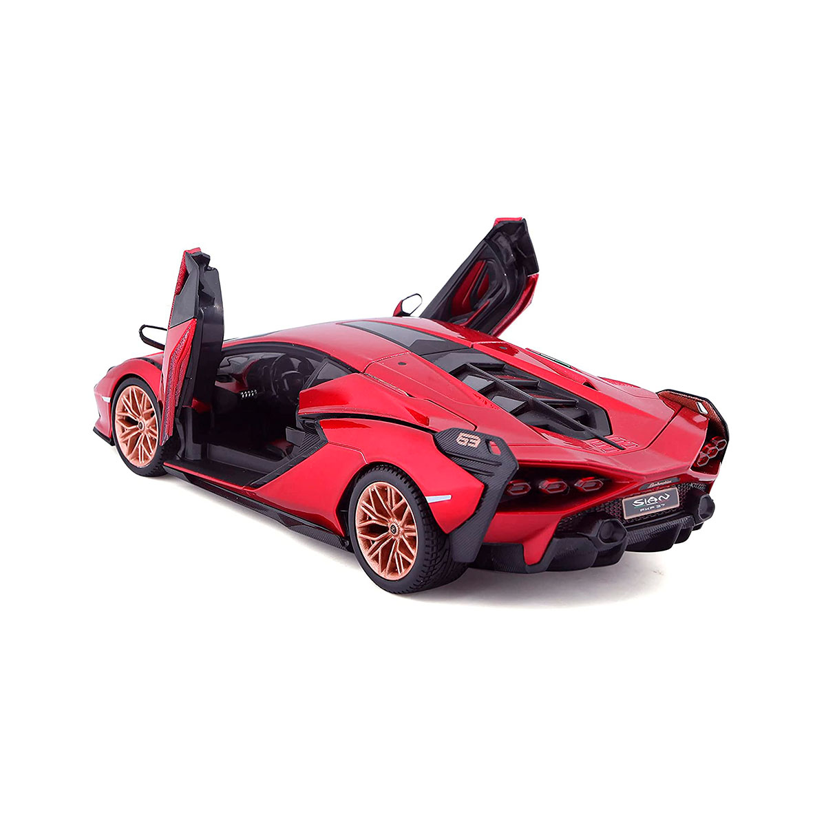 Автомодель Bburago Lamborghini Sian FKP 37 металева 1:24 — превʼю 7