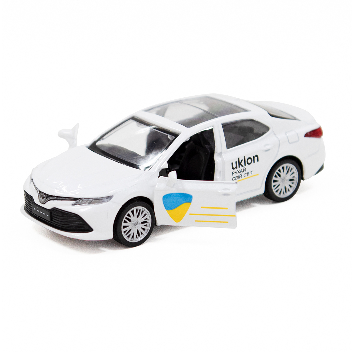 Автомодель TechnoDrive Toyota Camry Uklon металева Біла — превʼю 9