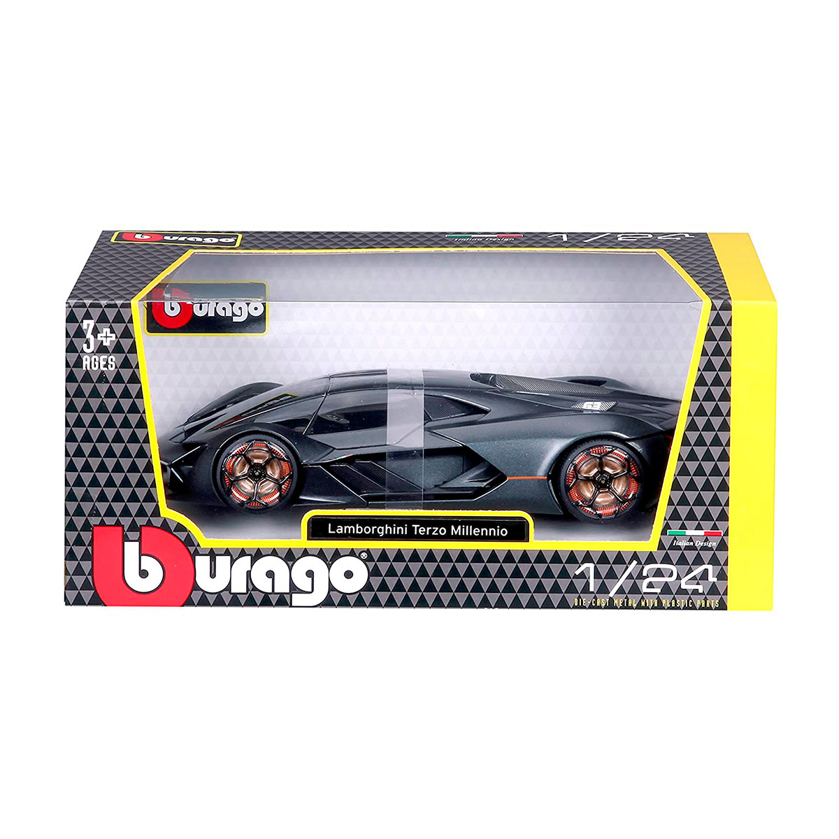Автомодель Lamborghini Terzo Millennio Bburago 1:24 металева — превʼю 2