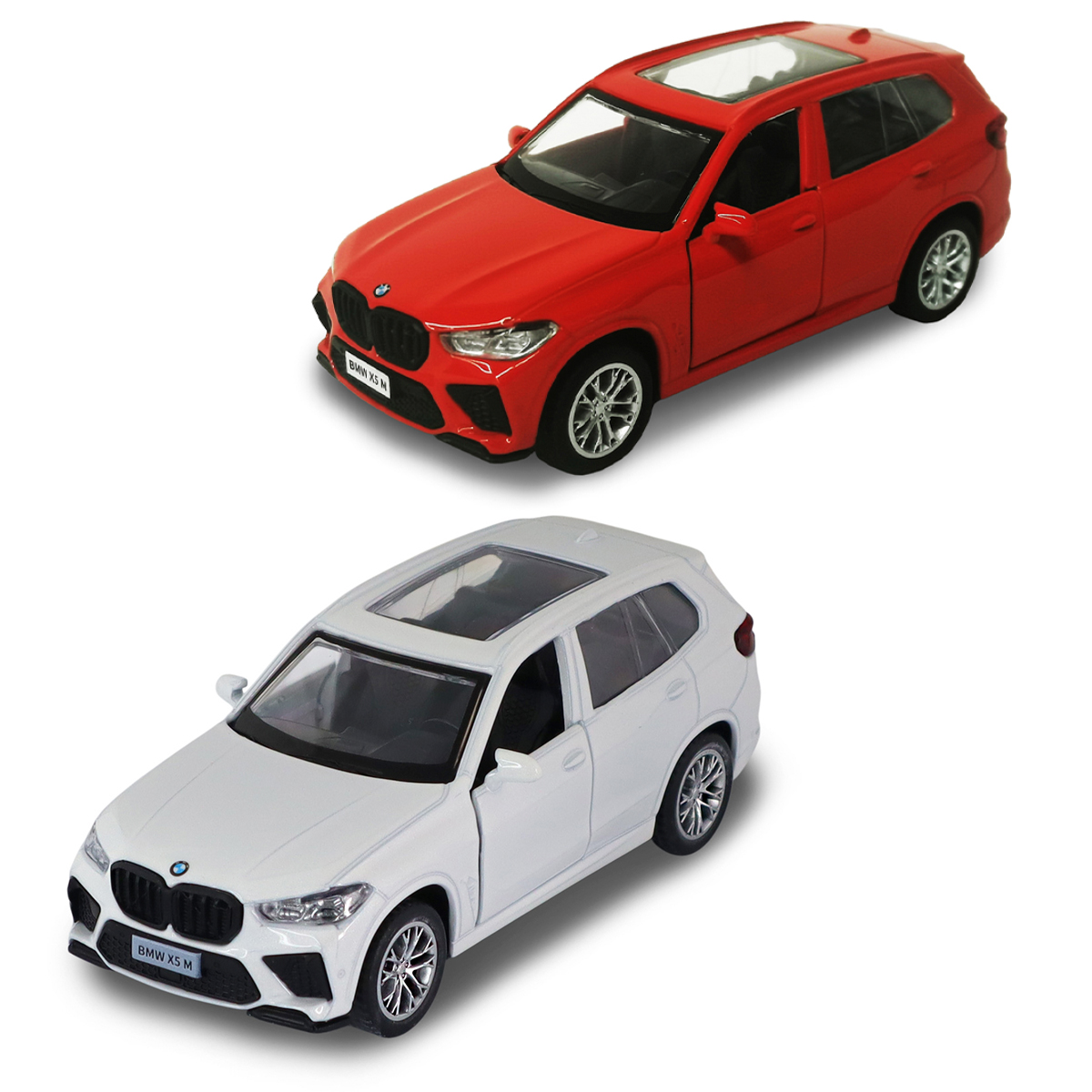 Автомодель BMW X5 M Techno Drive металева 1:43 pull-back Біла — превʼю 1