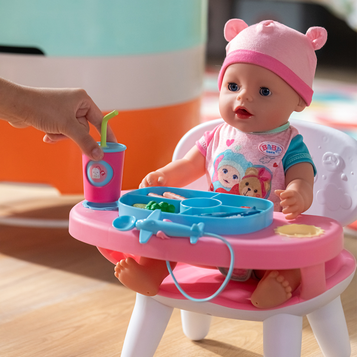 Інтерактивний столик для годування ляльки Baby Born S2 Час обіду зі звуком та світлом — превʼю 8