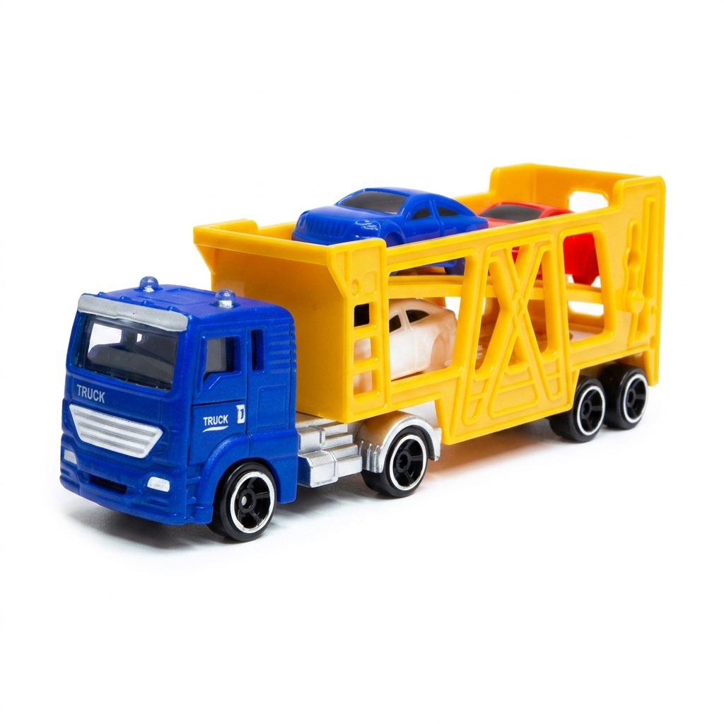 Автоперевізник TechnoDrive 1:64 металева кабіна з рухомим пандусом
