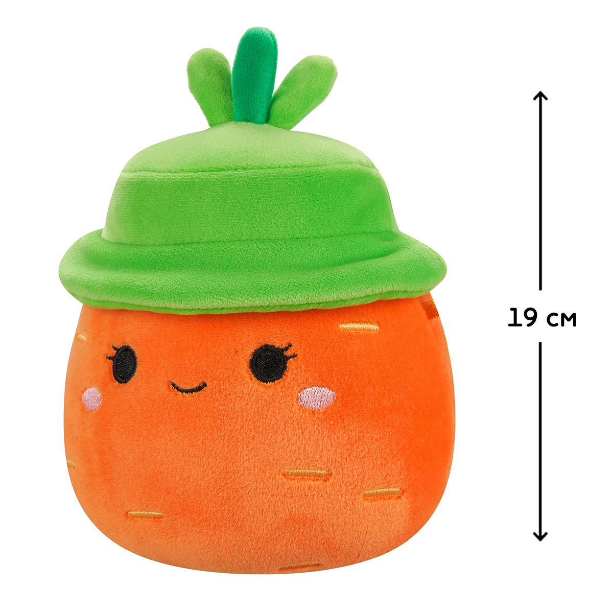 М'яка іграшка Squishmallows – Морквина Кароліна (Carina the Carrot) – 19 см — превʼю 2