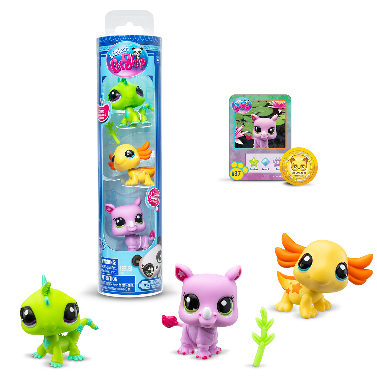 Ігровий набір дитячий Littlest Pet Shop Настрій дикої природи Hasbro 3 фігурки — превʼю 3