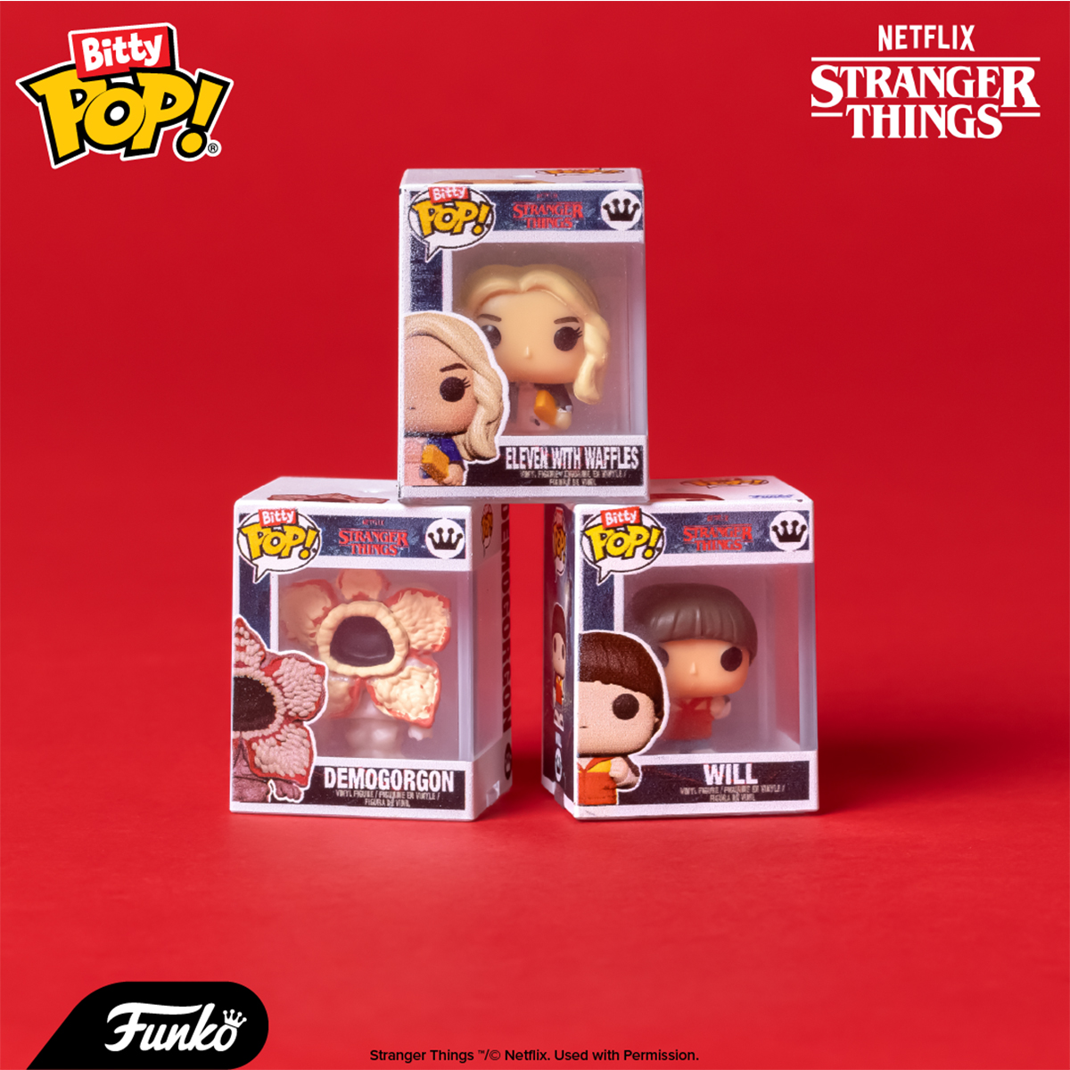 Фігурки Funko Bitty Pop — Демогоргон (Demogorgon) — 2,5 см в асортименті в асортименті — превʼю 3