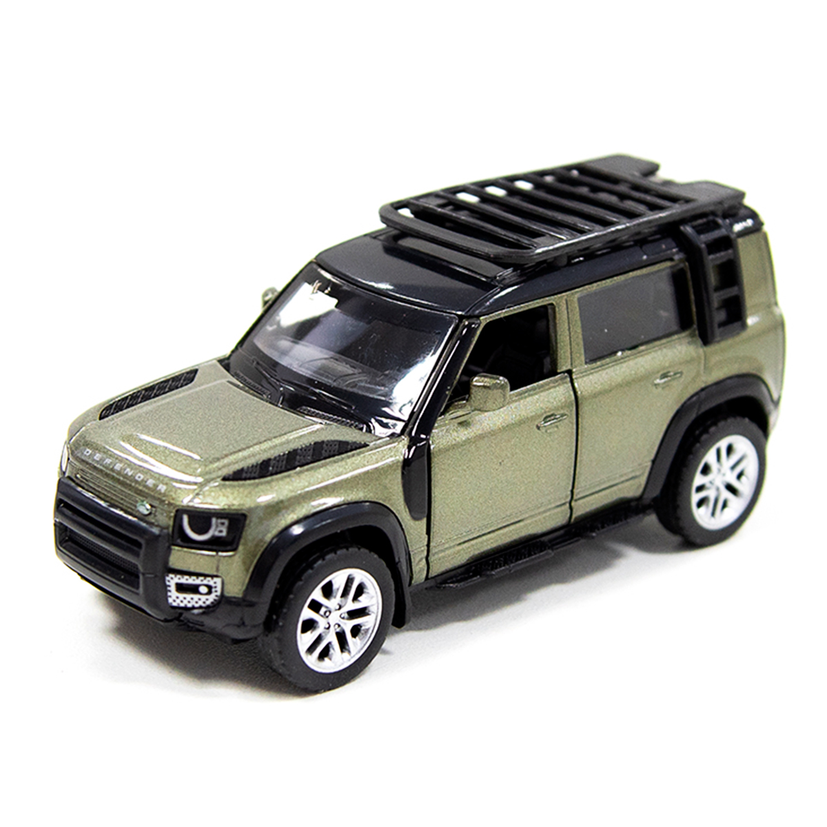 Автомодель Land Rover Defender 110 Techno Drive металева Зелена