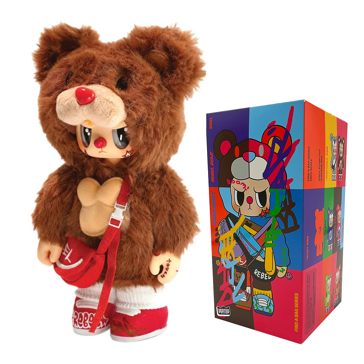 Колекційна іграшка POP TOP Rebel Bear Кул бой Cool Boy 20 см