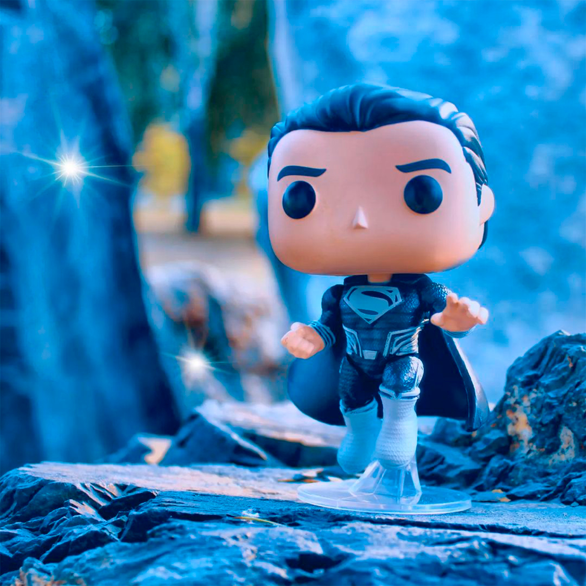 Фігурка Супермен (Superman) — Funko Pop — Justice League у чорному костюмі — превʼю 5
