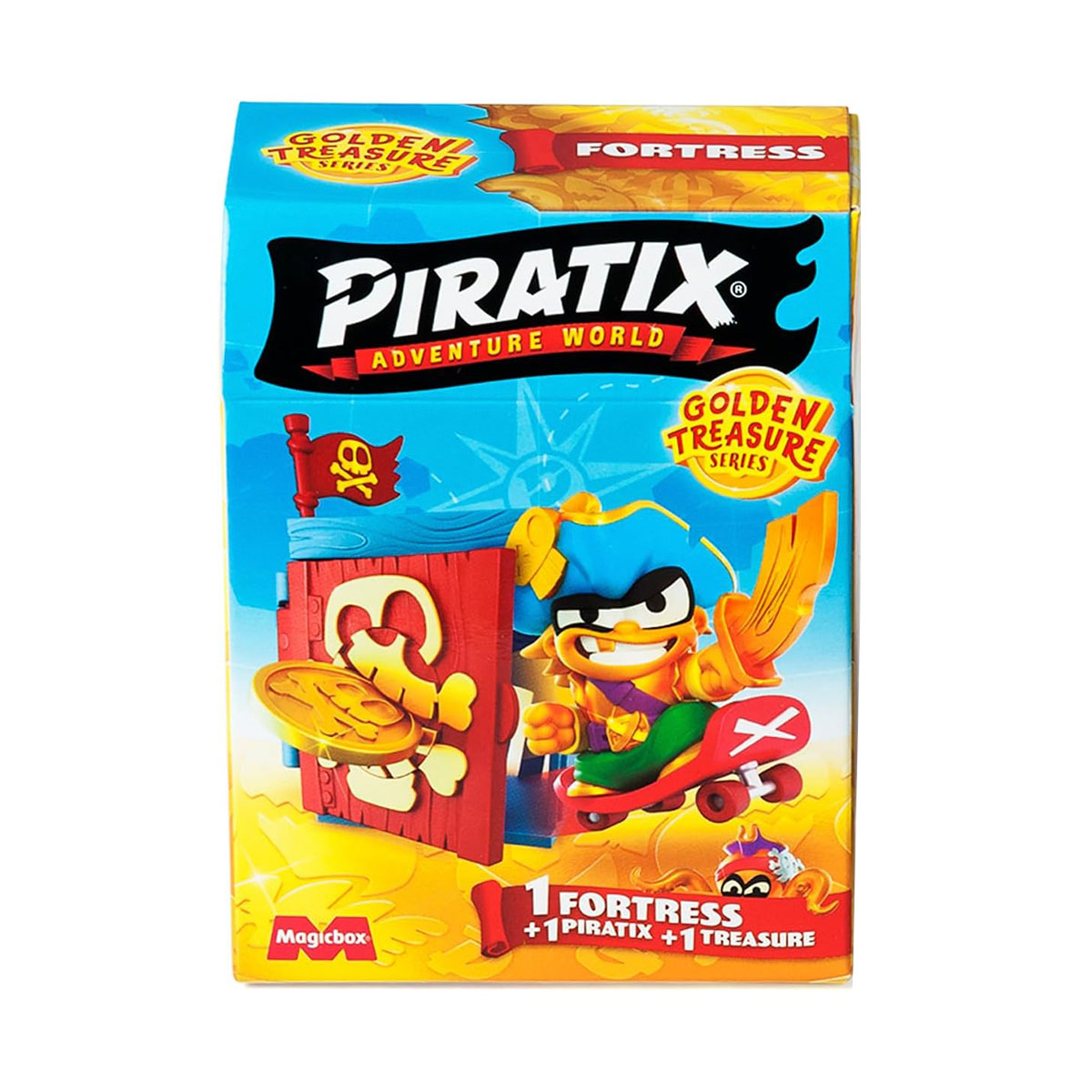 Ігровий набір Фортеця Piratix Golden Treasure дитячий 6 см для пригод