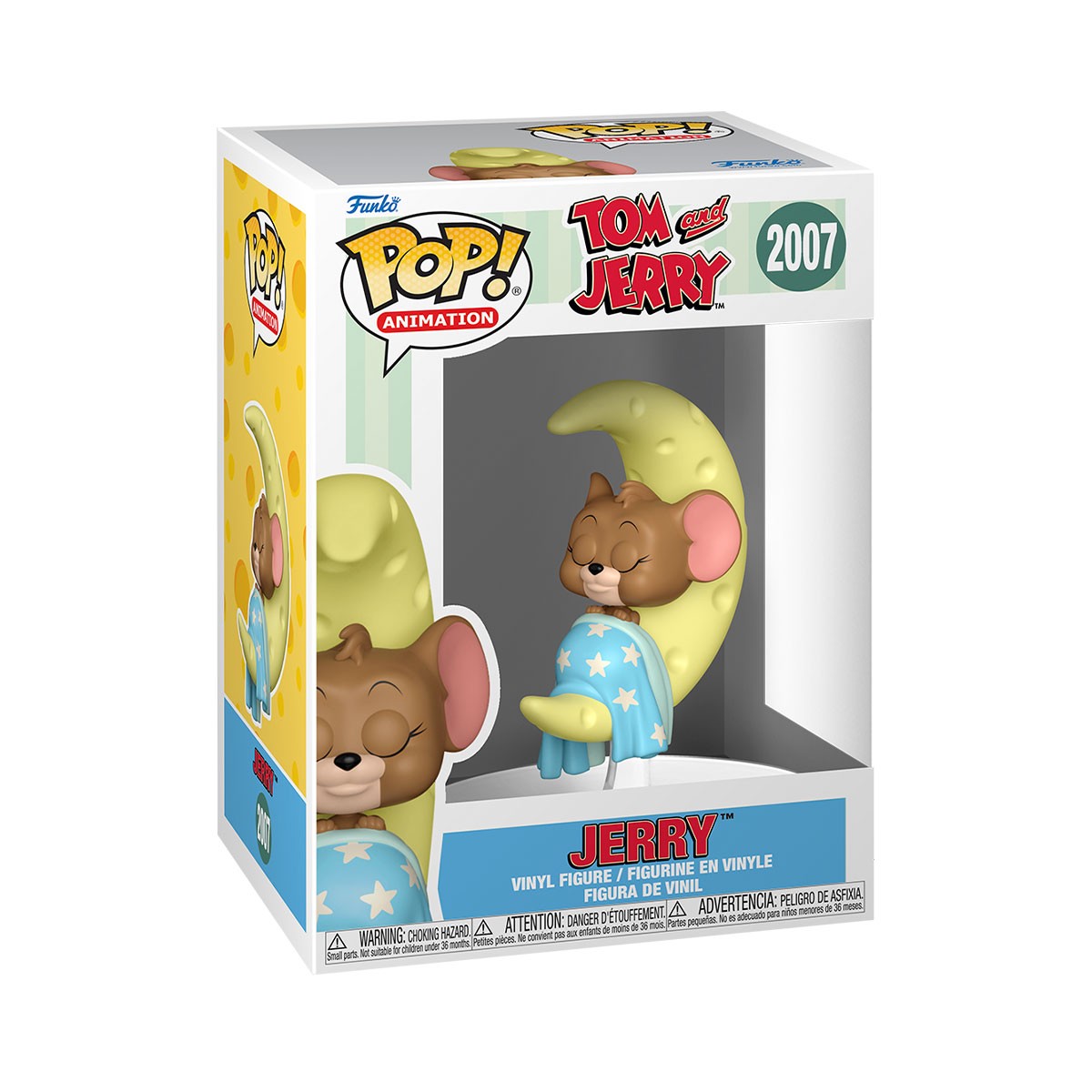 Фігурка Джеррі (Jerry) на сирному місяці — Funko Pop — Том і Джеррі — превʼю 1