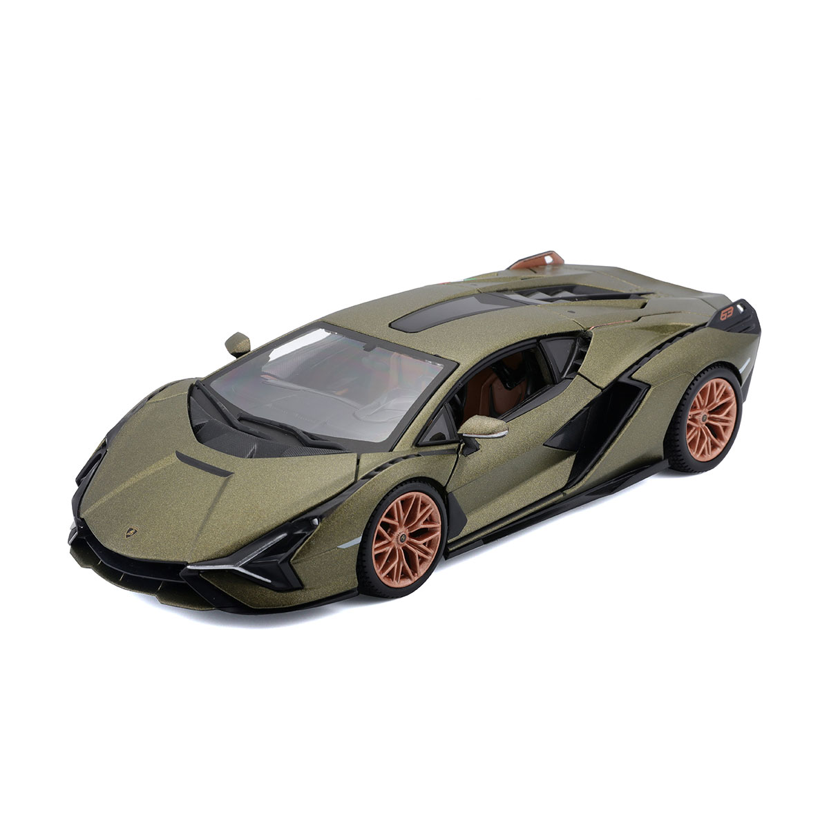 Автомодель Bburago Lamborghini Sian FKP 37 металева 1:24 — превʼю 2