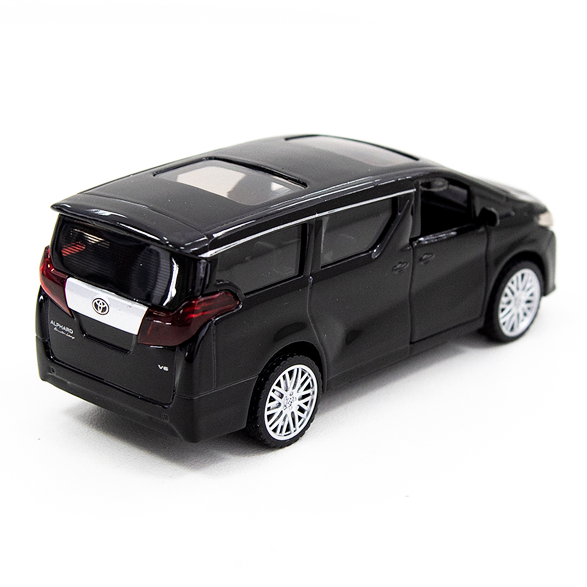 Автомодель Techno Drive Toyota Alphard металева Чорна — превʼю 8