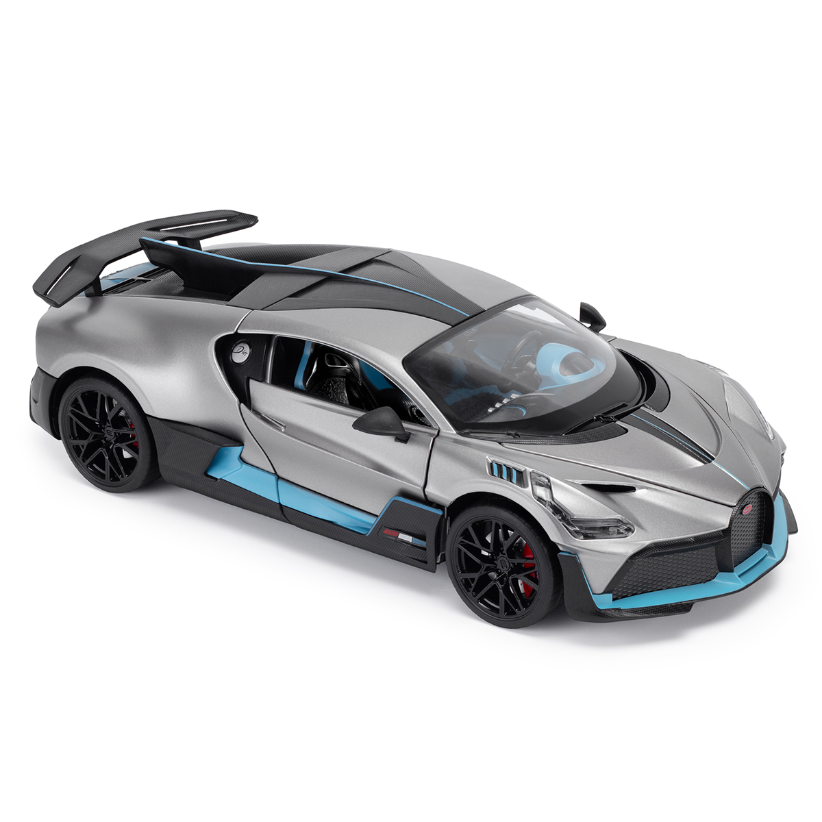 Автомодель Techno Drive Bugatti Divo металева 1:18 Сіра — превʼю 13