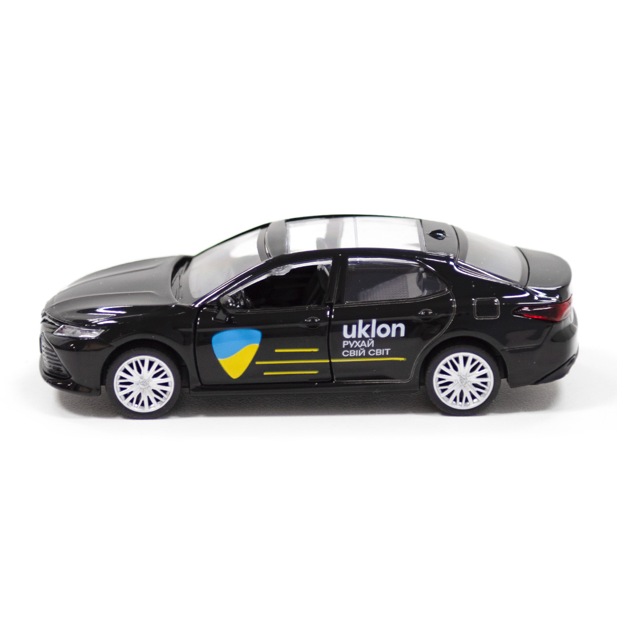 Автомодель Techno Drive Toyota Camry Uklon металева Чорна — превʼю 4