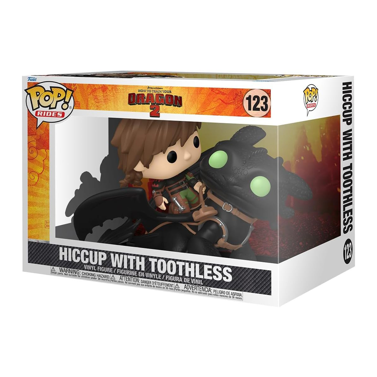 Ігрова фігурка Колекційна Funko POP Hiccup with Toothless Гикавка з Беззубиком — превʼю 1