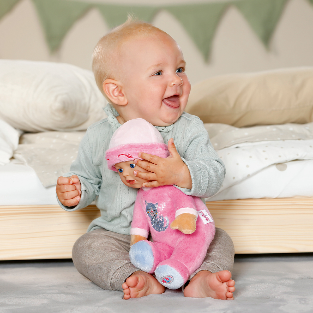 Лялька Baby Born For babies Ніжна Соня 30 см з брязкальцем — превʼю 4