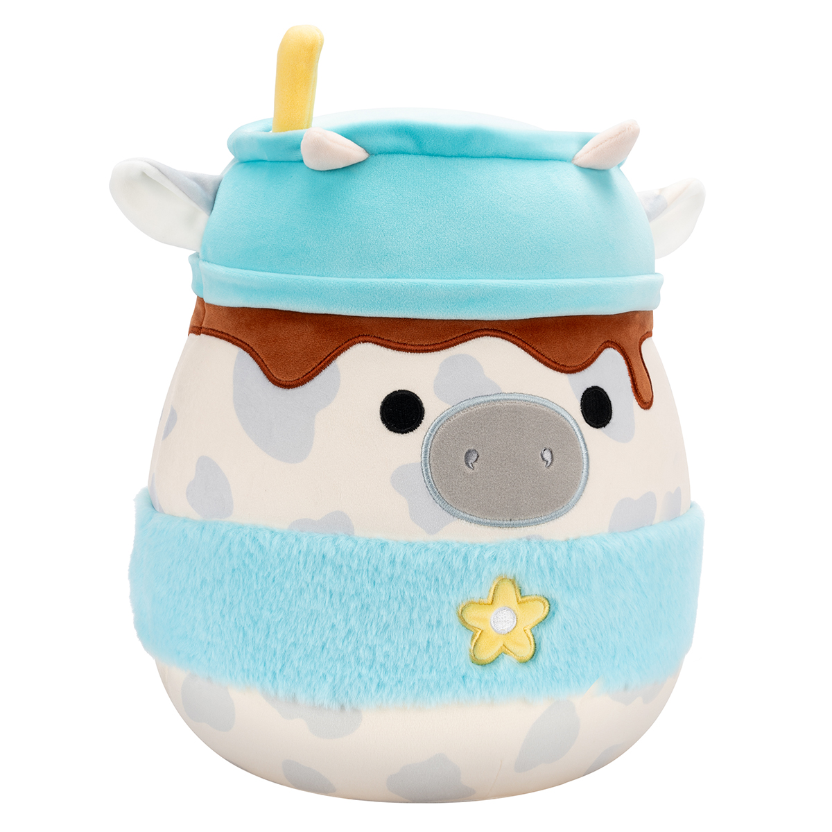 М'яка іграшка Squishmallows – Сіра корівка (Grey Cow) – 30 см — превʼю 6