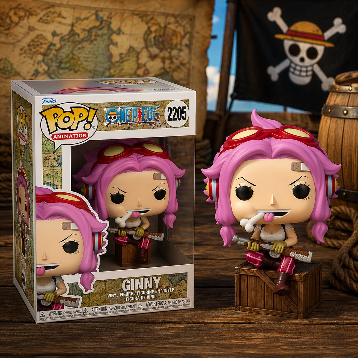 Колекційна фігурка аніме Funko POP One Piece - Джинні-Jinny стильний декор — превʼю 3