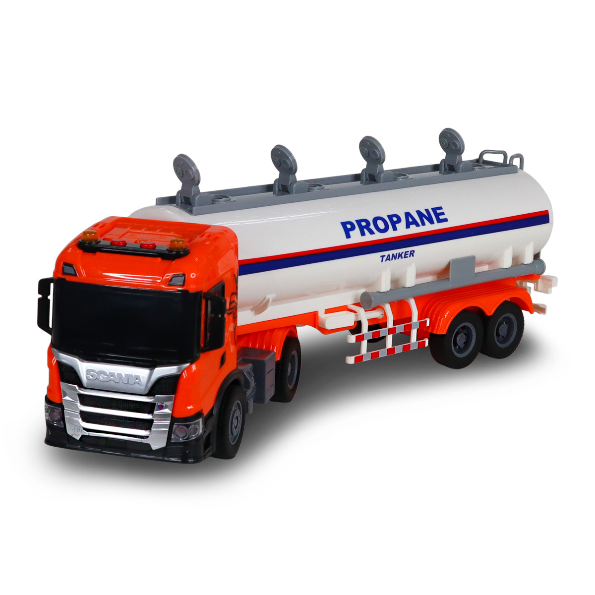 Автомодель Techno Drive Large Truck Автоцистерна Scania 42 см зі світлом та звуком — превʼю 12