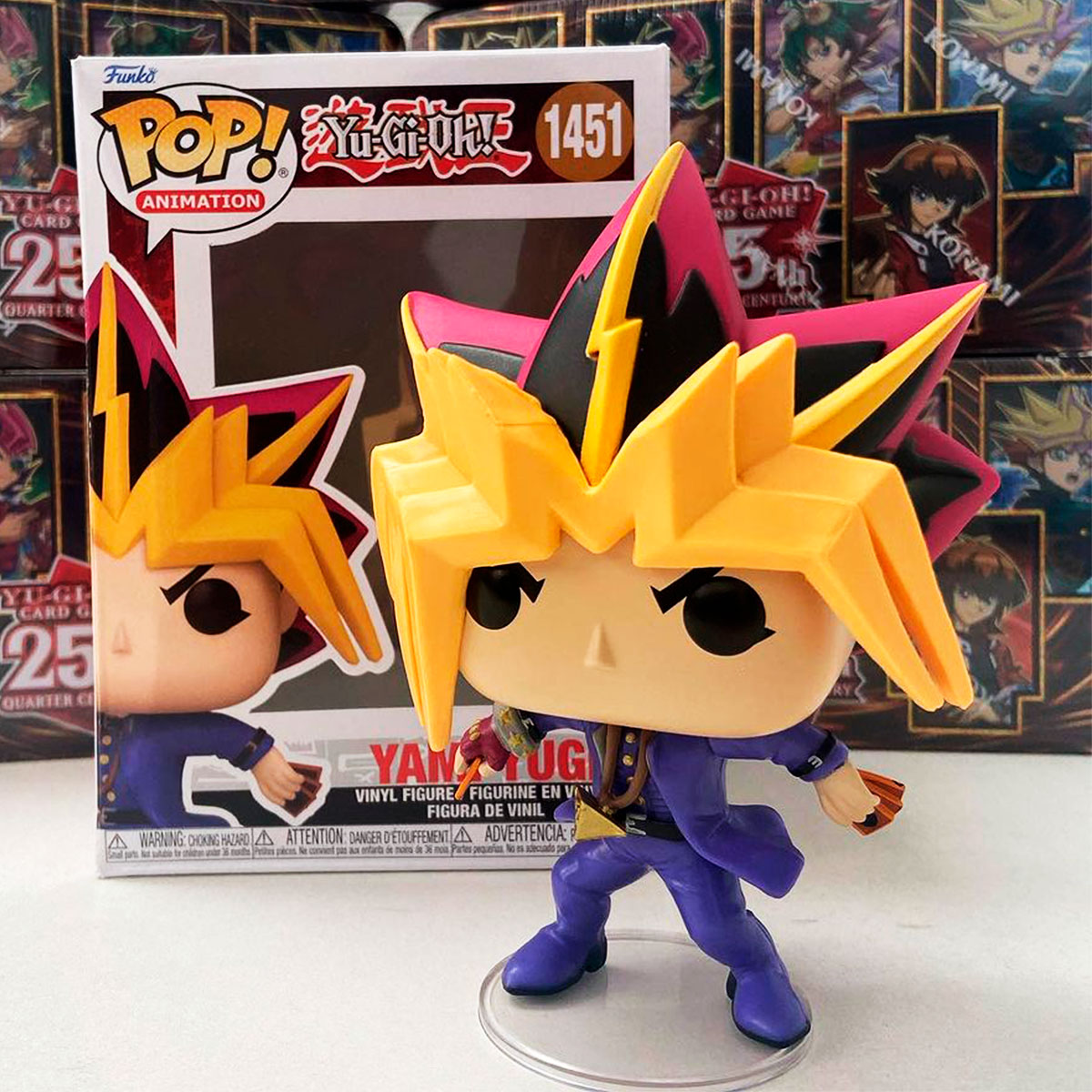 Колекційна ігрова фігурка Funko Pop Yami Yugi Yu-Gi-Oh - Ямі Югі Багатоколірна — превʼю 3