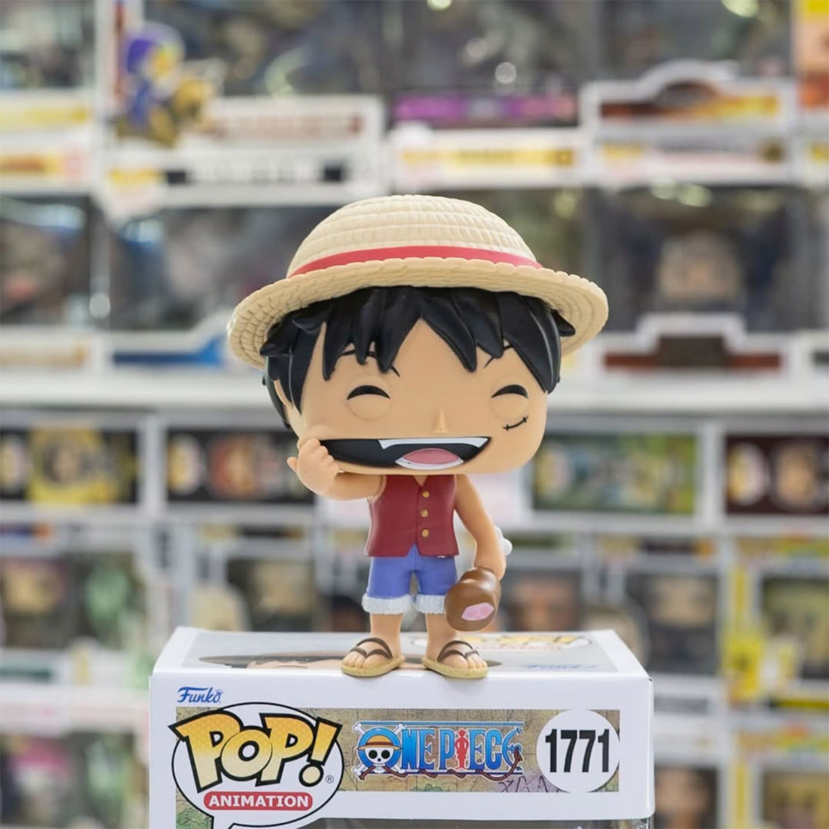 Колекційна фігурка Funko POP - Luffy Ван Піс Луффі що посміхається - Багатоколірний — превʼю 3