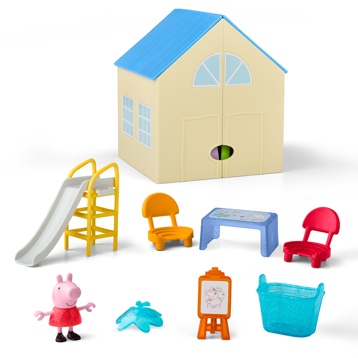 Ігровий набір дитячий садок Пеппи з фігуркою Peppa Pig Pop-Up 7.5 см Багатоколірний — превʼю 4