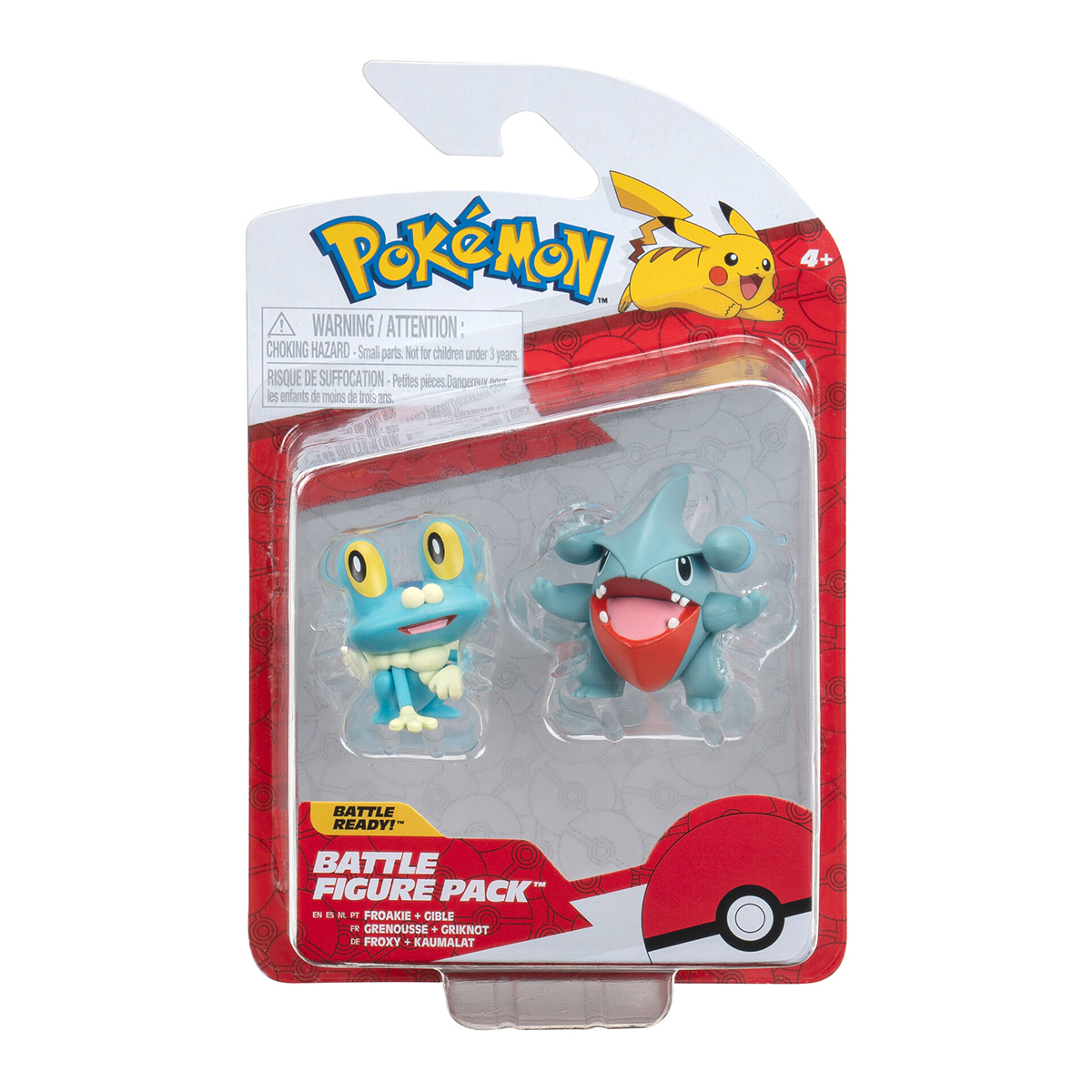 Набір ігрових фігурок Pokemon W16 Гібл і Фрокі 5 см 2 шт