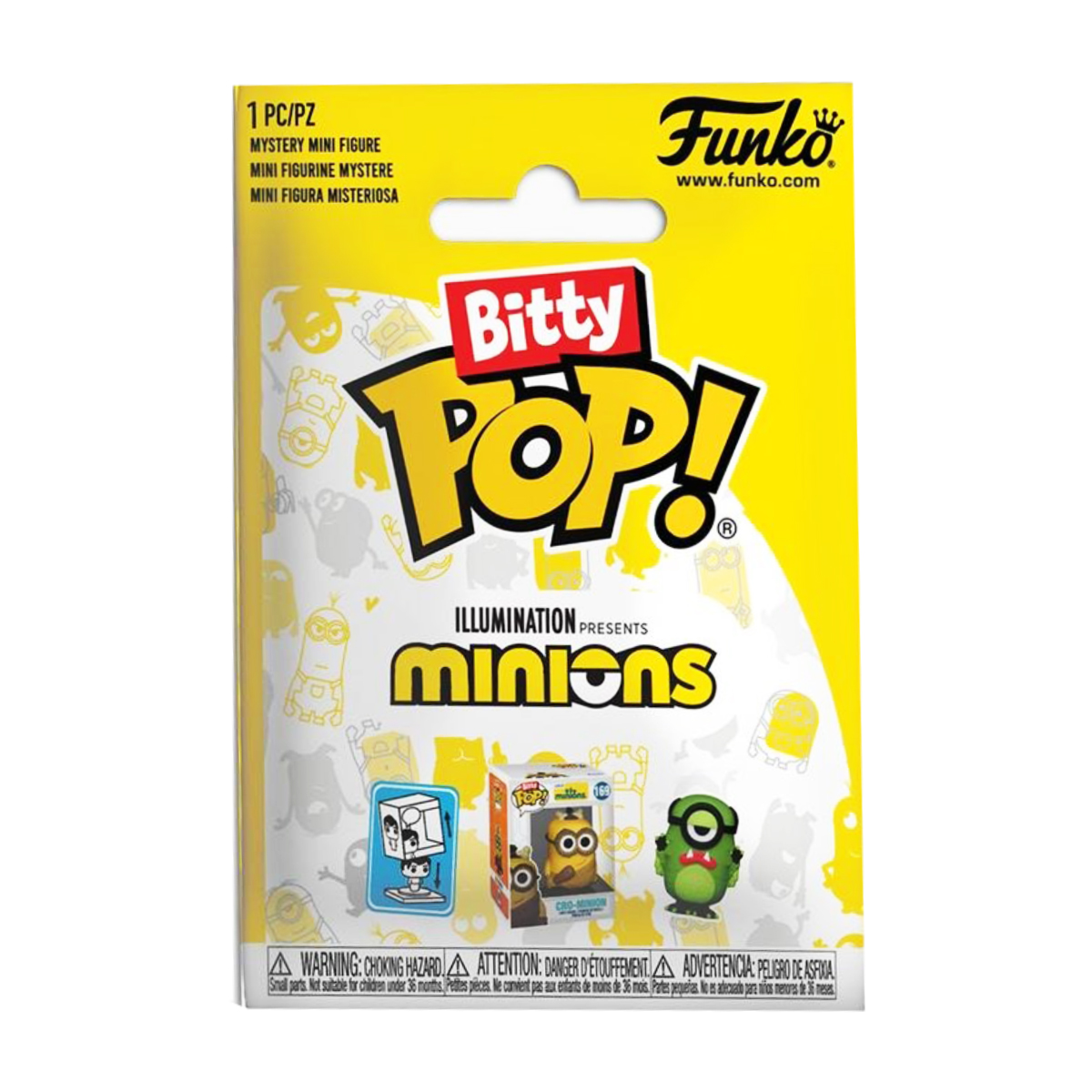Фігурка Funko Bitty Pop — Посіпаки (Minions) — 2,3 см в асортименті — превʼю 1