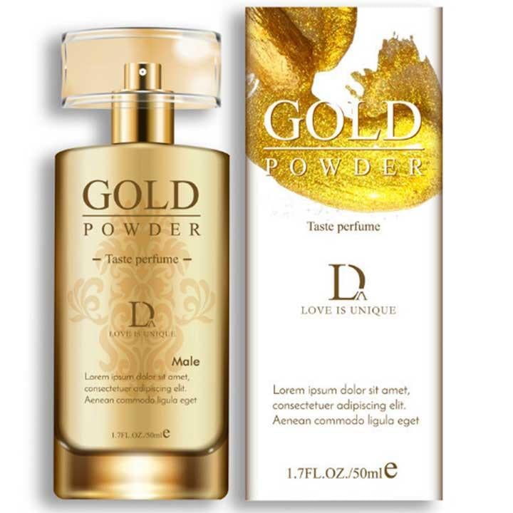 Інтимні парфуми для чоловіків з феромонами та золотим порошком "Gold Powder"