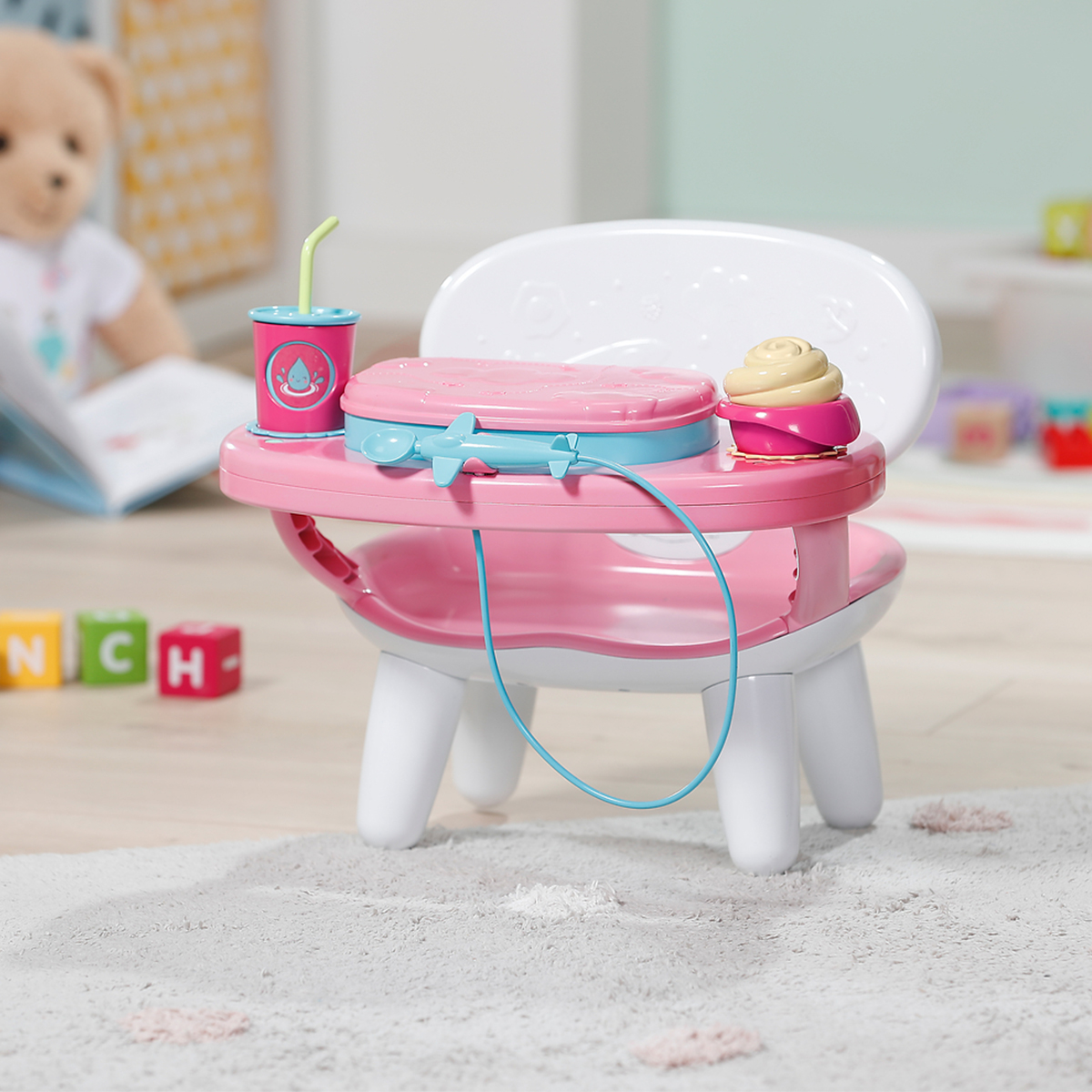Інтерактивний столик для годування ляльки Baby Born S2 Час обіду зі звуком та світлом — превʼю 4