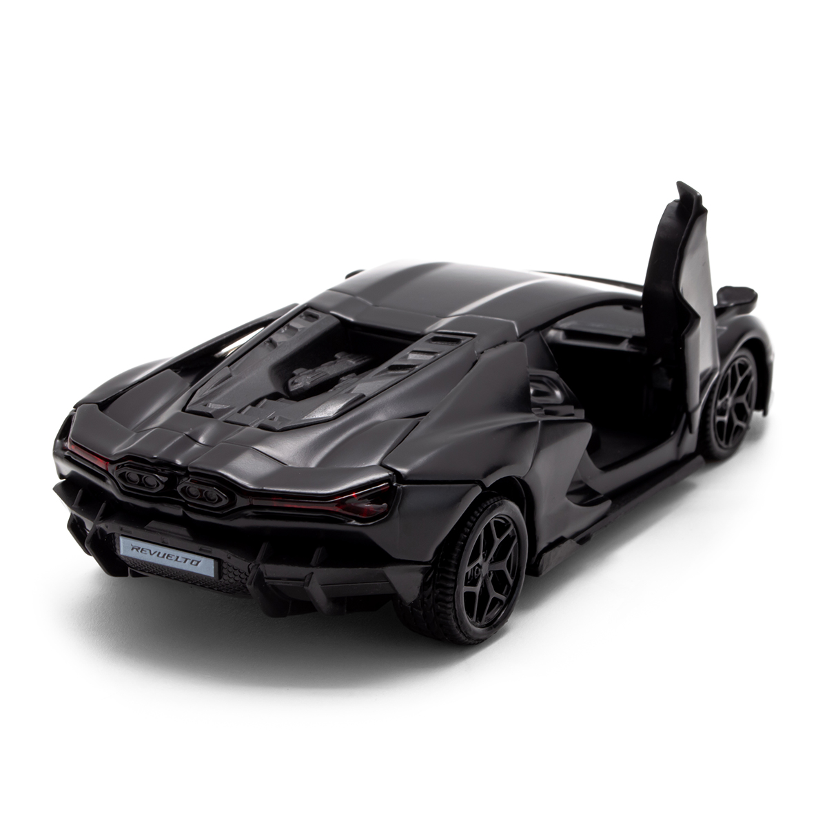 Автомодель Lamborghini Revuelto Techno Drive металева 1:39 Матова чорна — превʼю 2