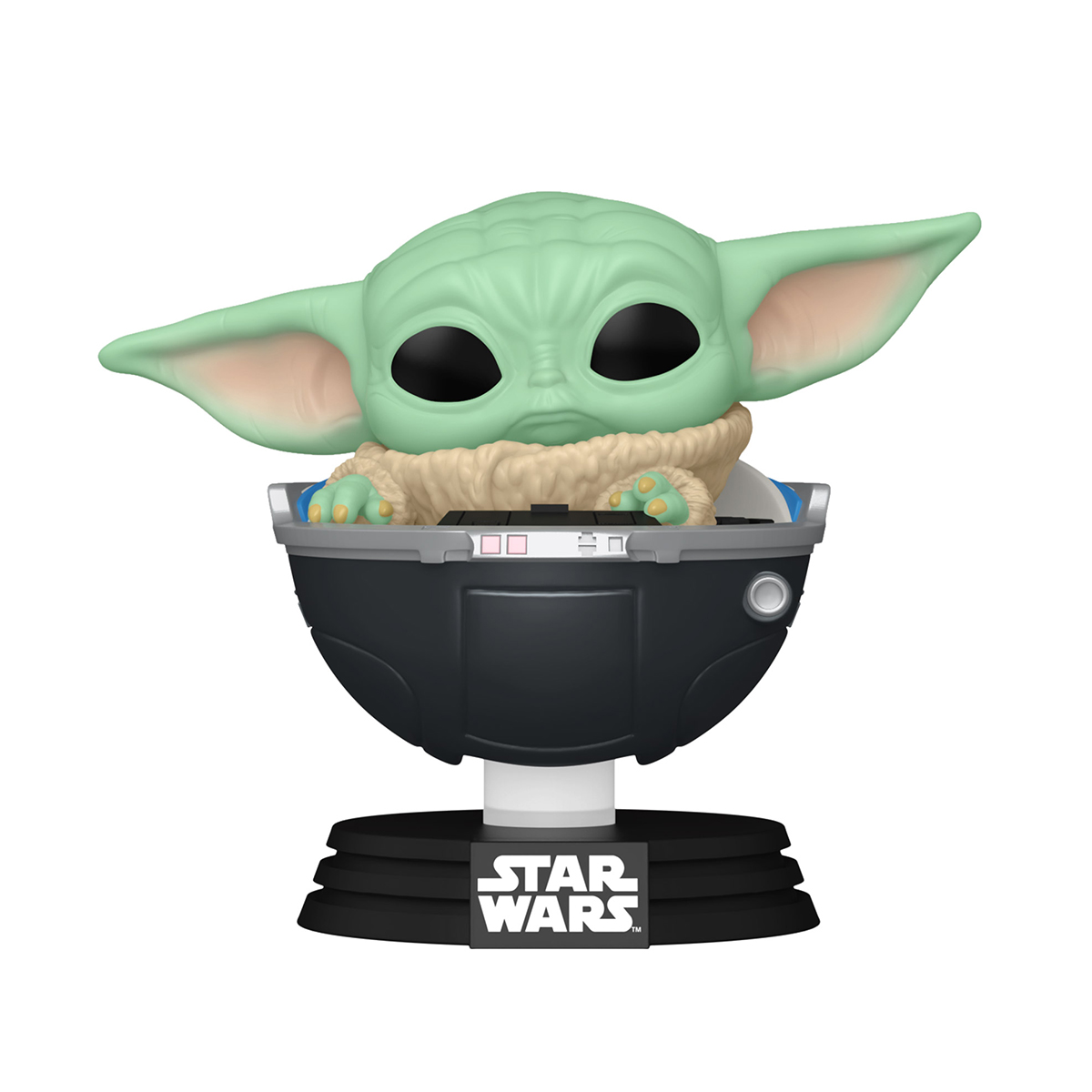 Колекційна ігрова фігурка The Mandalorian - Baby Grogu Funko Pop у візочку — превʼю 1