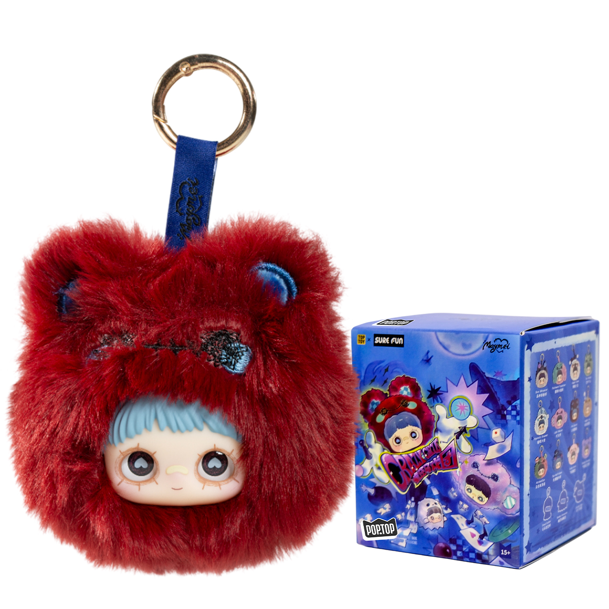 М'яка іграшка POP TOP Hi TOY – MayMei Шалений цирк – Кільце – Кольорова — превʼю 1