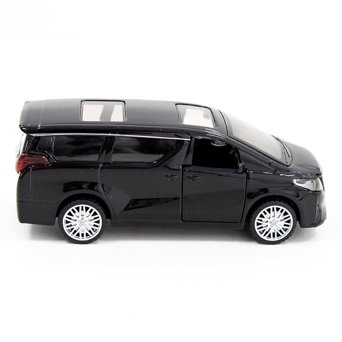 Автомодель Techno Drive Toyota Alphard металева Чорна — превʼю 9