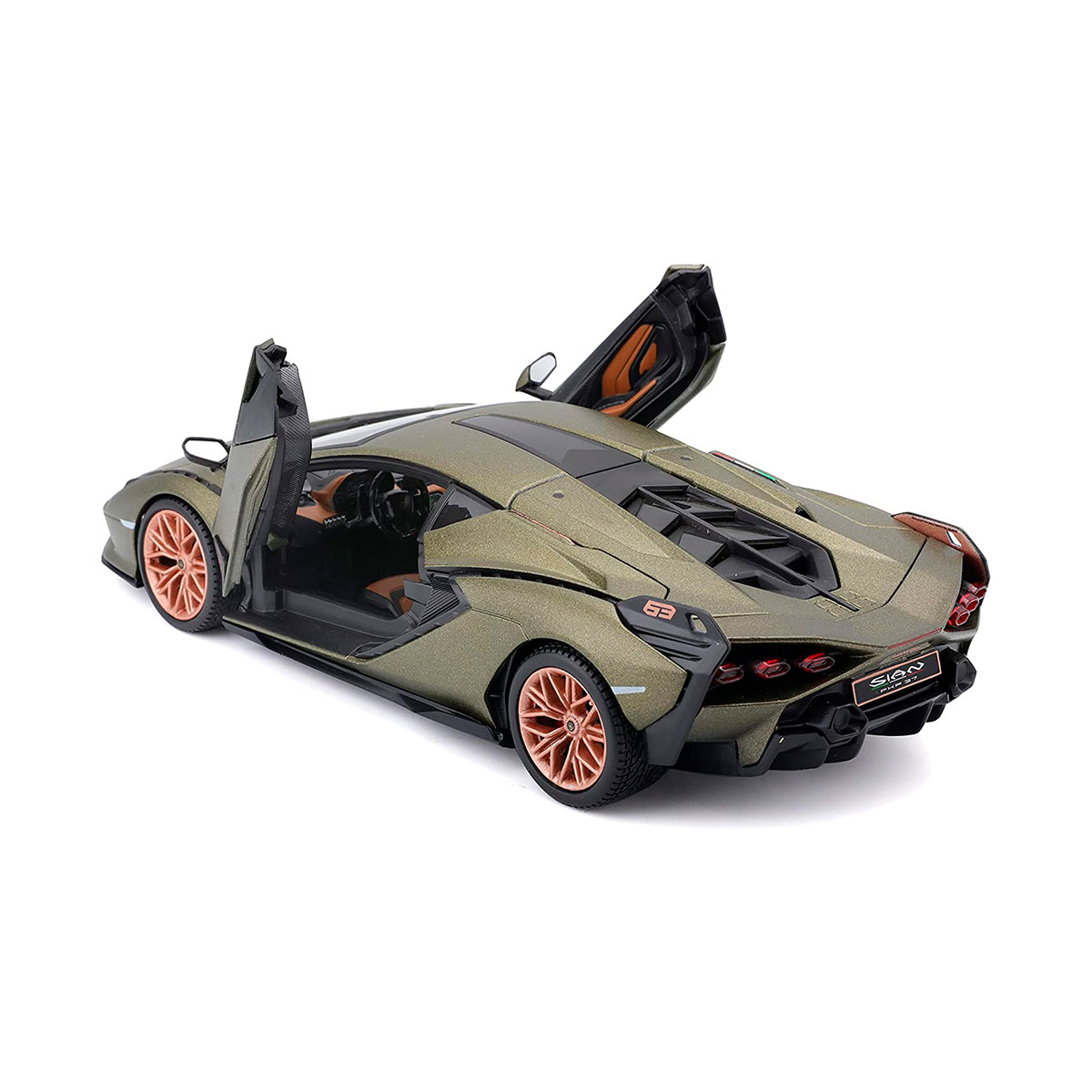 Автомодель Bburago Lamborghini Sian FKP 37 металева 1:24 — превʼю 3