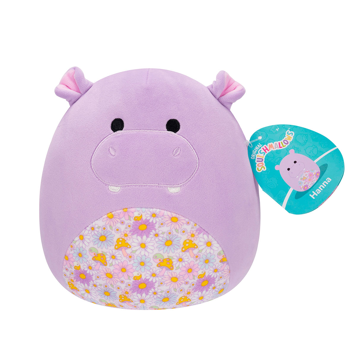 М'яка іграшка Squishmallows — Бегемот Ханна (Hannah) — 19 см — превʼю 7