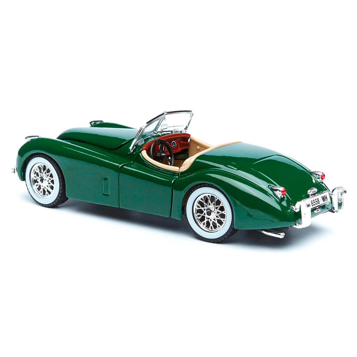 Колекційна автомодель Jaguar XK 120 1951 Bburago 1:24 металева — превʼю 5