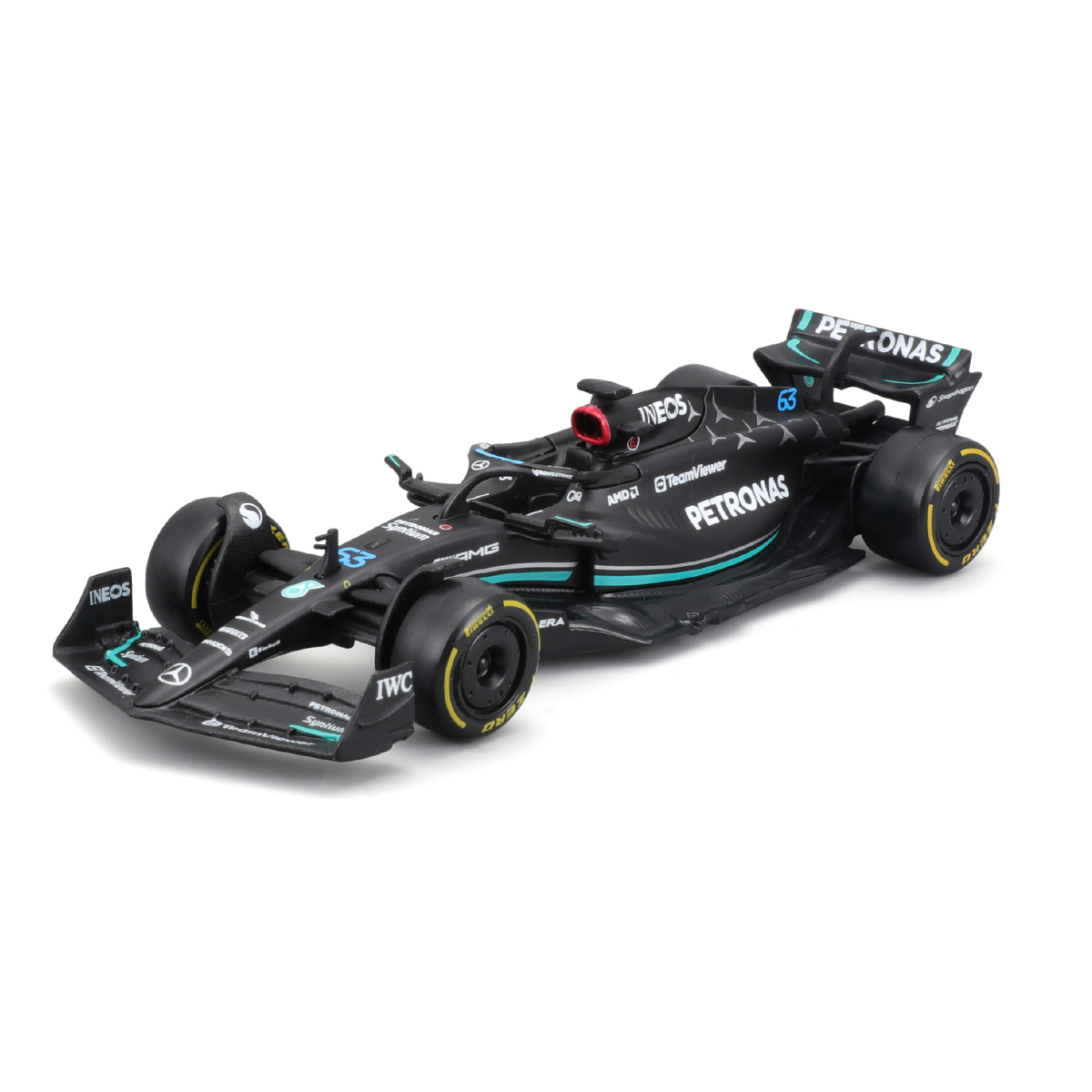 Автомодель Bburago Mercedes-AMG F1 W14 E Performance 2023 1:43 — превʼю 9