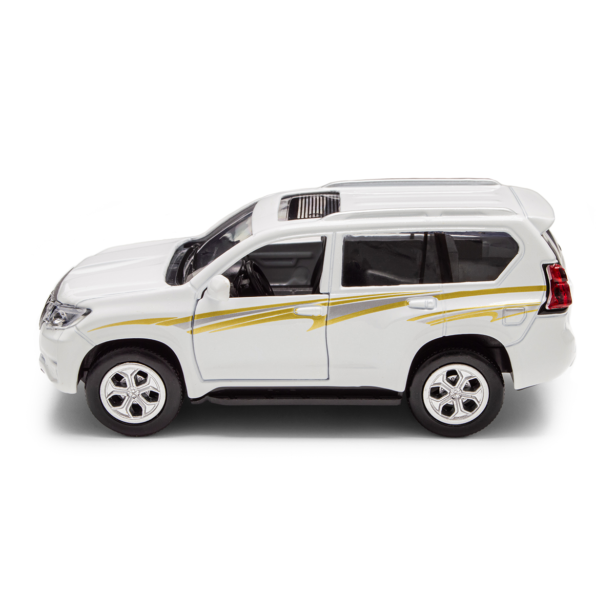 Автомодель Toyota Prado металева 1:40 Біла — превʼю 8