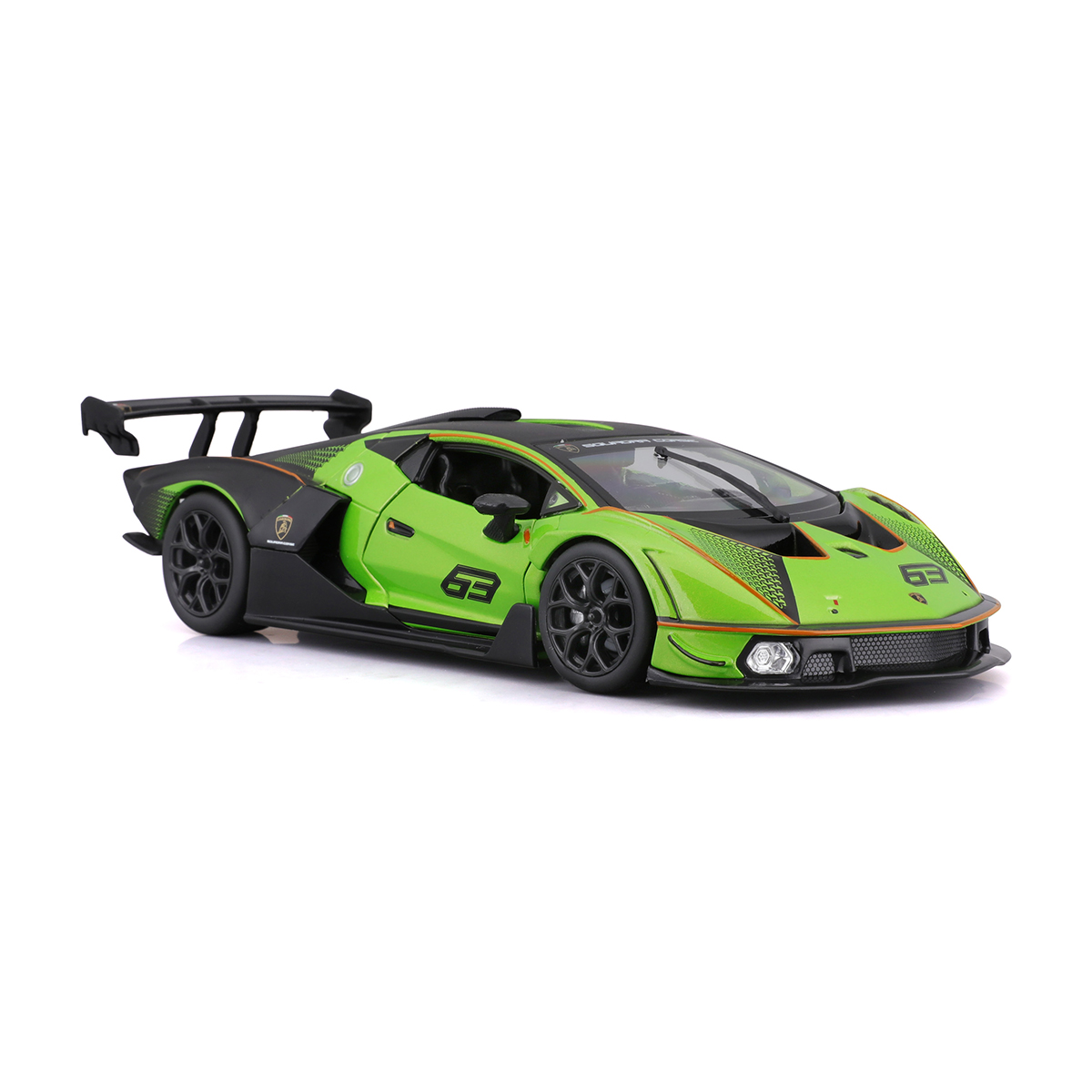 Колекційна автомодель Lamborghini Essenza SCV12 Bburago 1:24 Зелена — превʼю 7