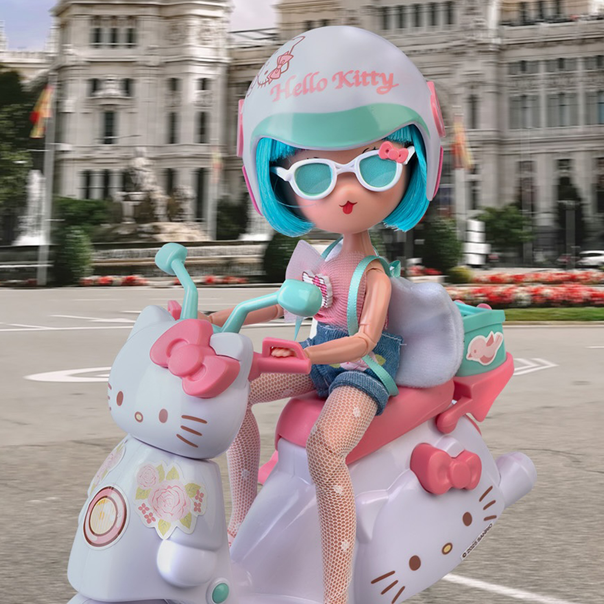 Ігровий набір для дівчаток 4SF Manga Dolls Hello Kitty зі скутером Пінк — превʼю 8